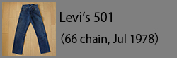 Levi's501(66chain197807)