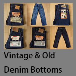 Vintage & Old Denim Bottoms