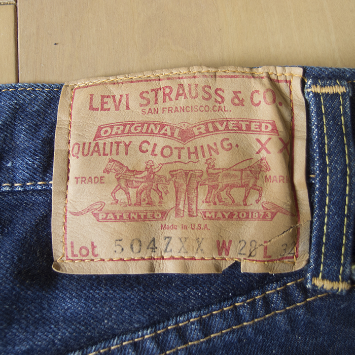 LEVI'S 504ZXX (paper patch without guarantee)_paper patch
