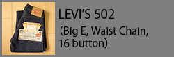 LEVI'S502(BIGE)